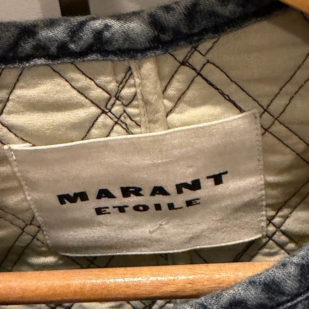Isabel Marant Denim Quilted Jean Jacket - Picture 2 of 10